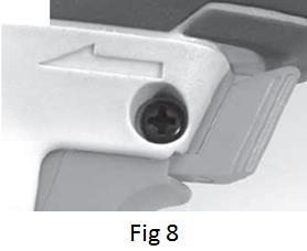The impact drill will not run unless the lever is pushed fully to the left or right. 5.3.1. The direction of the chuck is controlled by a lever located above the On/Off trigger. 5.3.2.