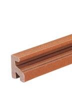 Available in Cedar, Grey, Redwood, Tropical Rosewood, Tropical Teak and Tropical Walnut All colors available in two surface choices Can also be used as a fascia board for 2 x 8 rim joist 9/16" x