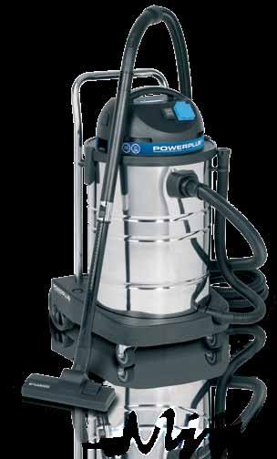 POWERPLUS DESIGNED AND MARKETED BY VARO Vacuum cleaners Stainless steel 60L WET & DRY Stainless steel 15L Stainless steel 20L PUMP FUNCTION CONSTANT