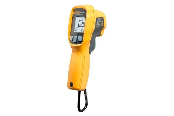 Fluke 62 MAX+ Infrared Thermometer The Fluke 62 MAX infrared thermometers are small in size, extremely accurate and very easy to use. IP54 rated for dust and water resistance.