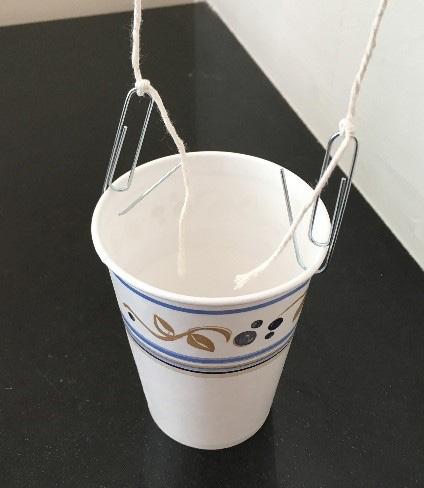 GETTING READY (CONTINUED) Weight holder (1 per team): Punch two holes on either side of a paper cup. Make a hook out of two more paper clips as before.