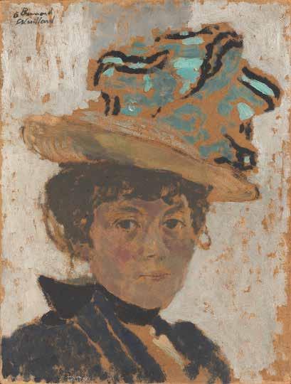 Madame Bonnard Édouard Vuillard (1868-1940) 1895-1900, oil on cardboard, 16 7/16 x 12 9/16 in. Co