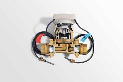 Installation of the sensors in ball valves fulfils the legal requirements of the Calibration Order with regard to the new installation of heat meters.