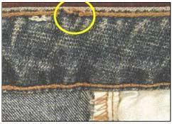 The main cause of variable stitch density is irregular feed of fabric due to insufficient pressure of pressure foot.