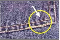 If the shrinkage percentage of area of two pieces fabrics is more than 2, then seam pucker will occur after sewing the fabric together.