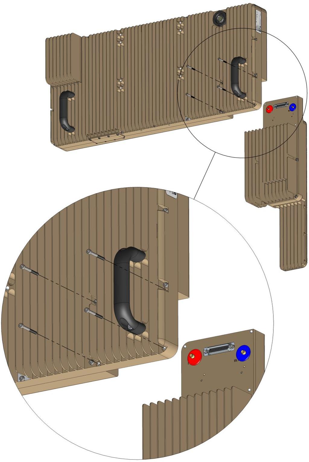 Step 4 Step 5 Apply medium strength threadlocker on the four (4) M4 screws Torque M4 socket head cap screws to 2.