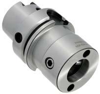 PinzBOHR High Precision HSK50A, 63A, 100A Toolholders Exceed industry standards for taper accuracy and concentricity Two offset axial tapered locking screws maximize rigidity and allow fast tool