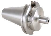 CAT50 Precision End Mill Holders High precision bore (H5) is best in industry Balanced to 15,000 RPM at G6.