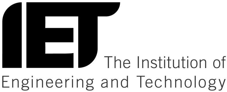 The Institution of Engineering and Technology Michael Faraday House Six Hills Way, Stevenage Hertfordshire, SG1 2AY United Kingdom T +44 (0) 1438 313311 F +44 (0) 1438 765526 www.theiet.