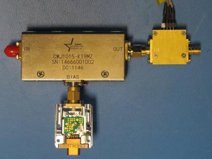 output DC bias feed via IF port each sideband fc = 6 GHz with
