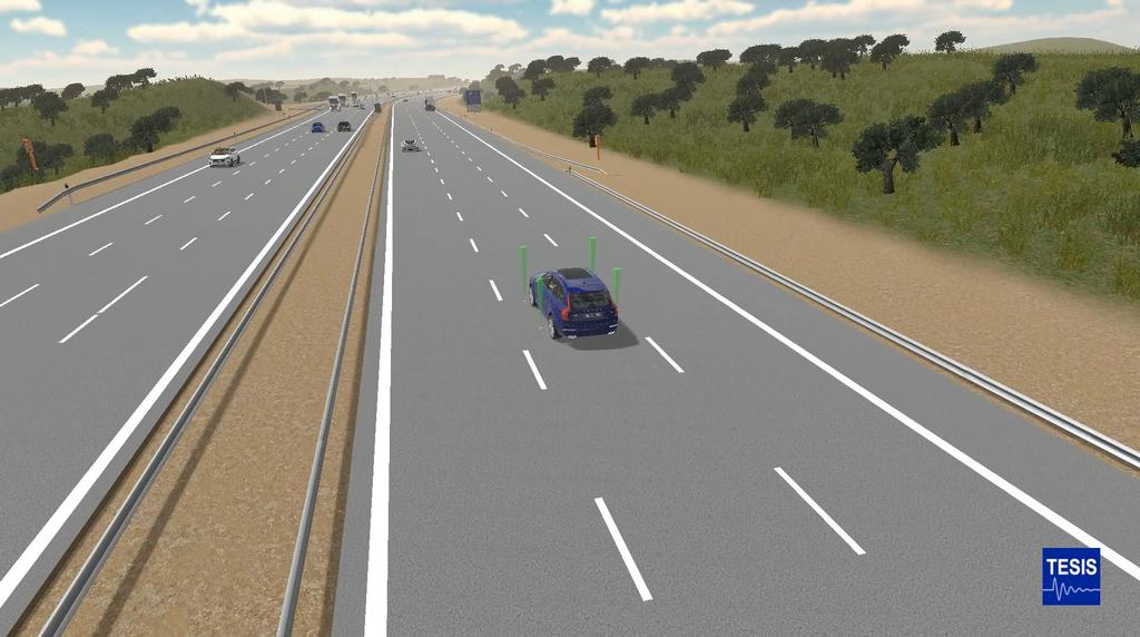 Automated driving on motorway A9 in