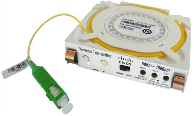 Data Sheet Compact Reverse Transmitters with DFB or CWDM Lasers Cisco Compact Nodes can be configured with a variety of optical reverse transmitters to provide flexibility for use in multiple