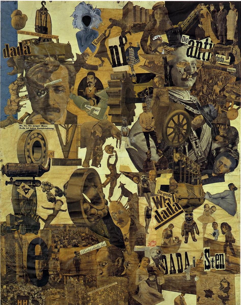 Artwork description & Analysis: Hannah Höch is known for her collages composed from newspaper