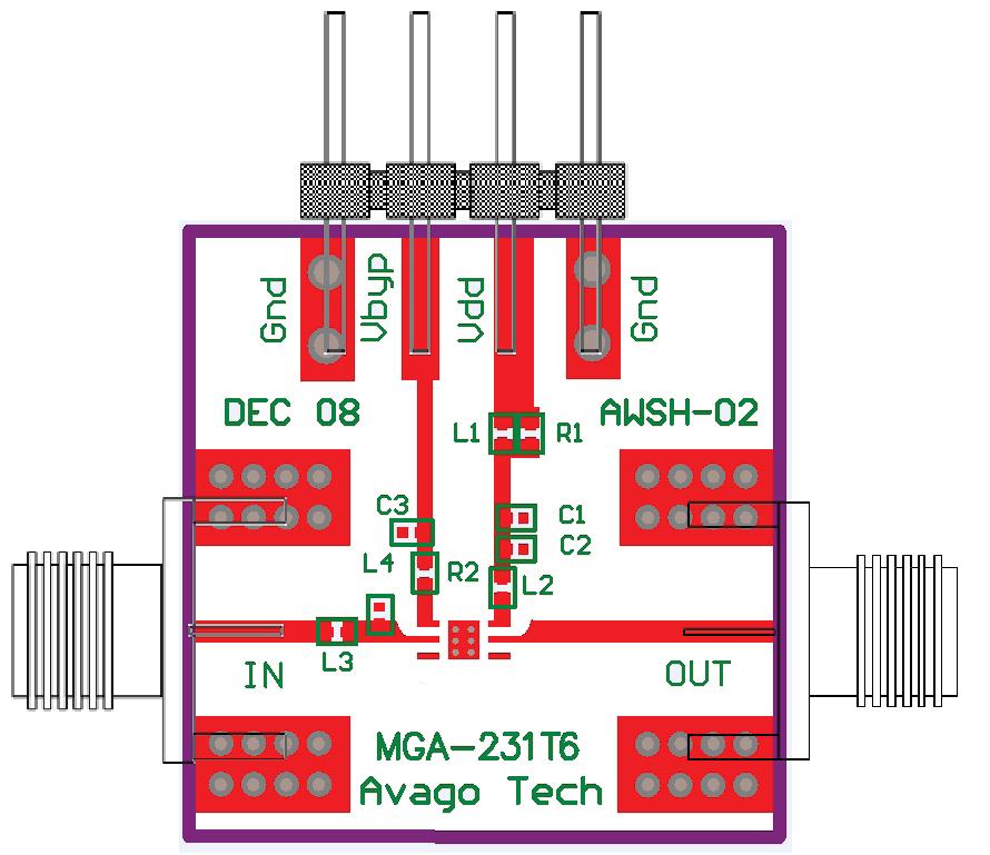 Circuit Symbol Size Description L1 0201 22nH Inductor (Murata LQP03TN22NH00) L2 0201 2.