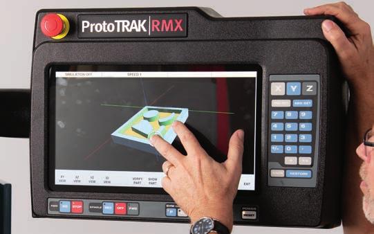 Introducing the ProtoTRAK RMX Touchscreen as only ProtoTRAK could do it Flyout Windows Tap on an Info Key and a Flyout Window appears.