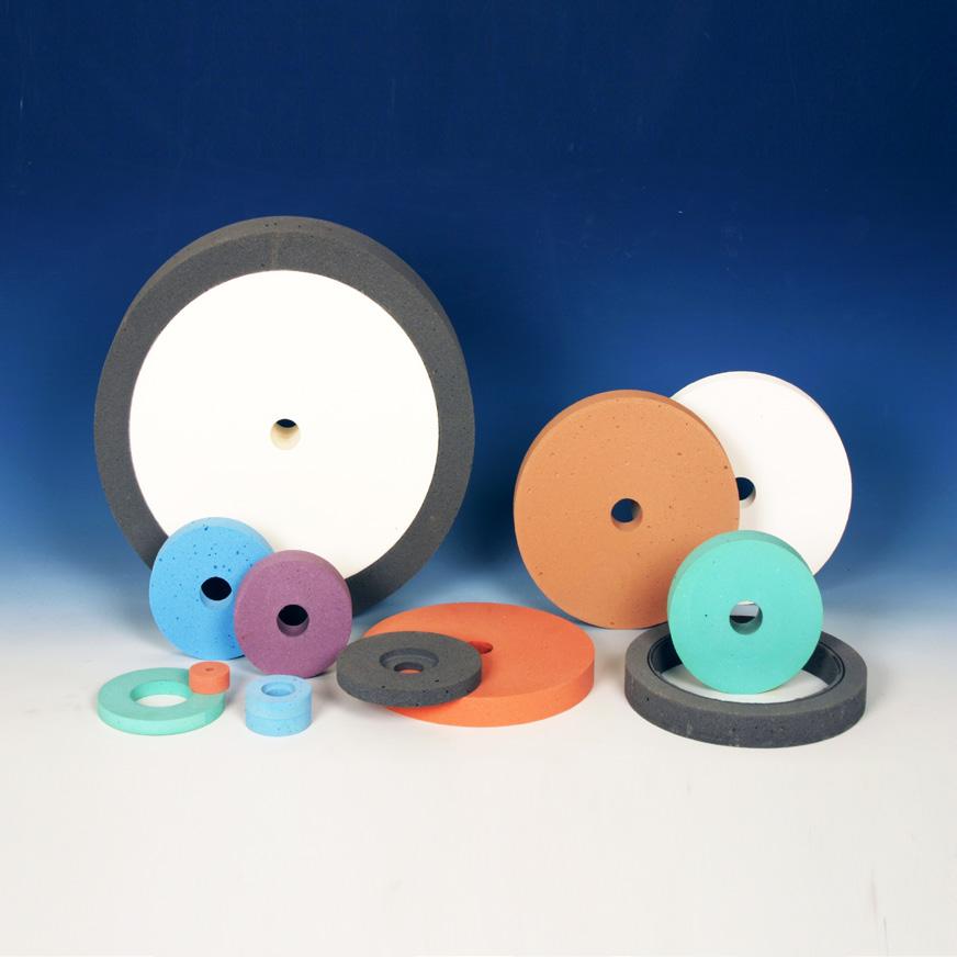 WHEELS WHEELS WITH INCORPORATED ABRASIVES LAPI TOOLS The tools are made of polyurethane foam.