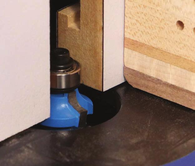 Leave the excess walnut on the hinge end of each board.