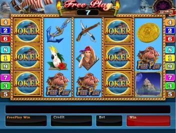 GAME FEATURES WILD SYMBOL: Wild Symbol is wild as joker to replace any symbols. ROULETTE FEVER: Initiated when over 3 Treasure Island symbols land on anywhere, and starting with Bonus game.
