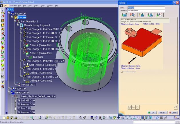 Also, the manufacturing module has a post-processing engine which allows to cover all the fabrication process, from trajectory generation of the processing tool to obtaining the NC Code.