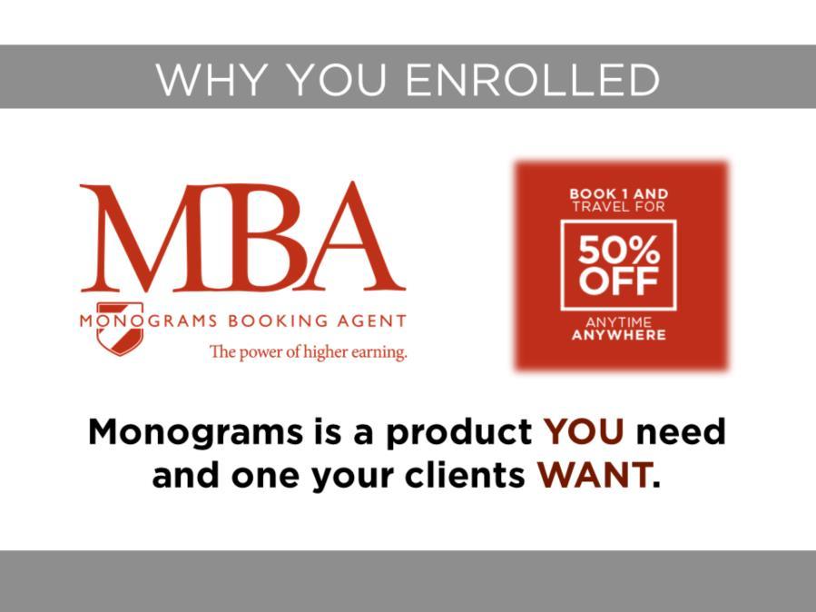 Monograms is a product YOU need & one your clients WANT.