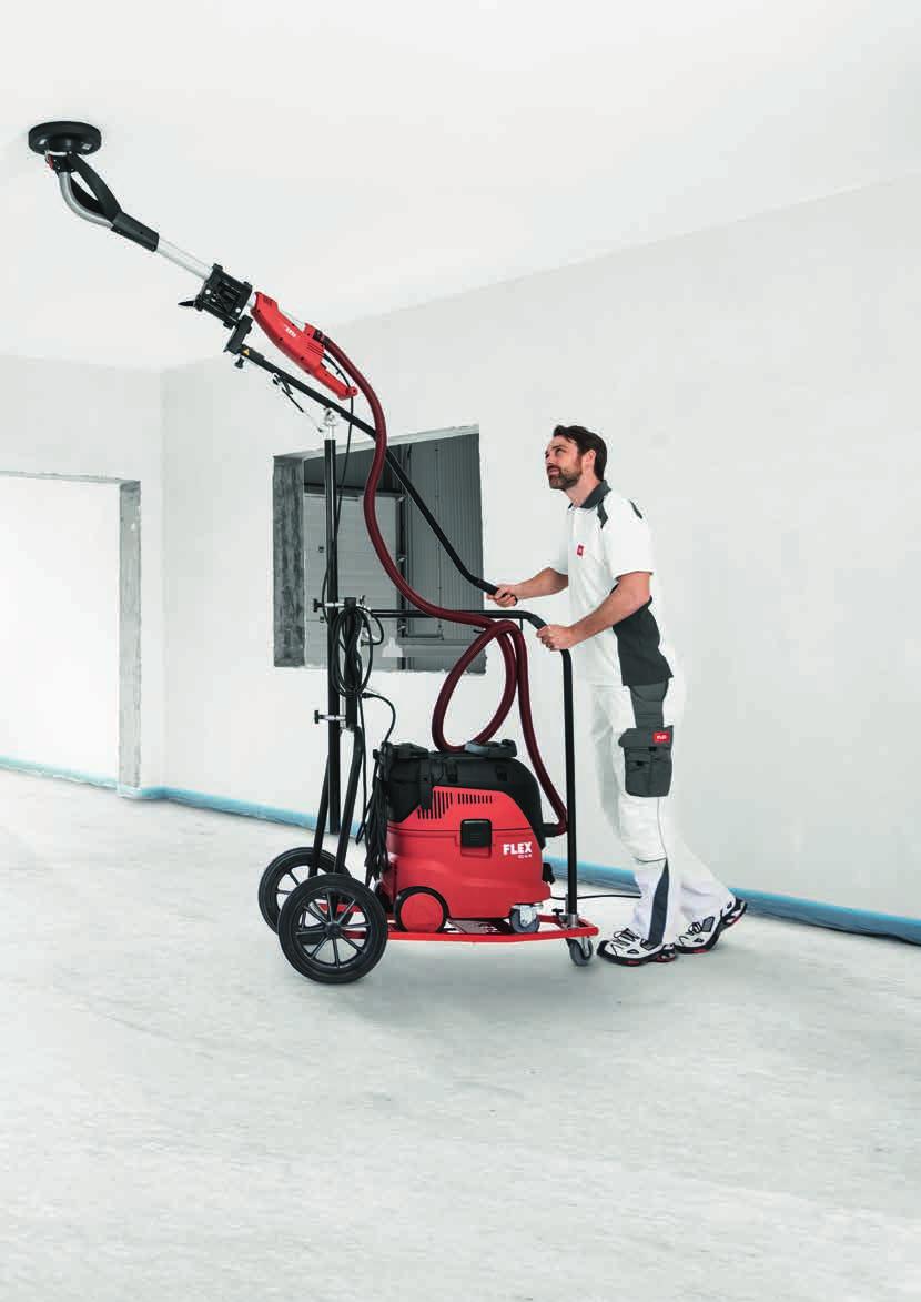 GM 320 Mobile workstation for wall and ceiling sanding systems GM 320 382.167 1,299.00 FLEX Giraffe-mobile The mobile workstation makes it easier to undertake bigger tasks when working on large areas.