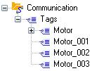 3.2.1 Editing tags For reasons of clarity, this documentation describes the necessary configuration steps as an example by means of the Motor faceplate and three areas of use (