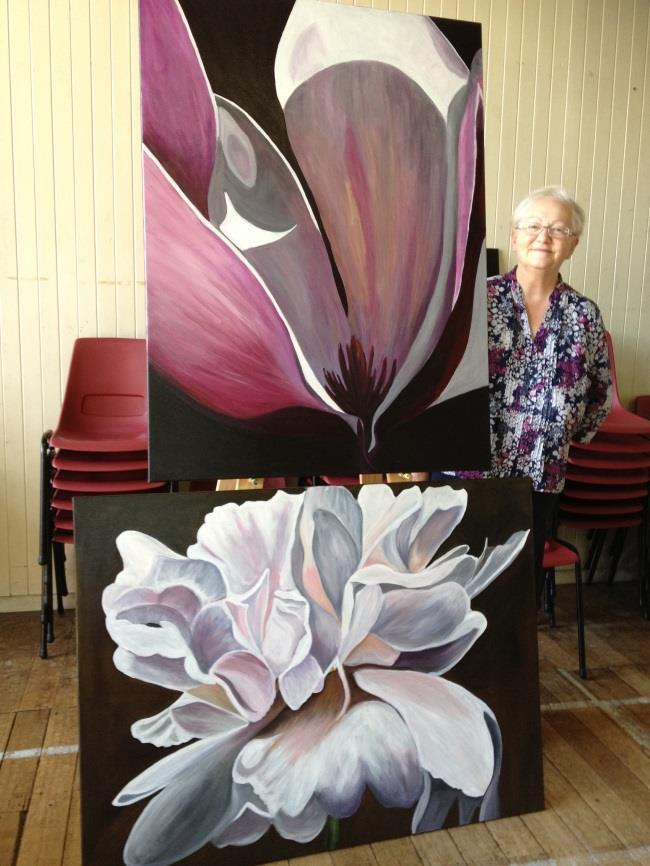 Artist finds Beauty in the shadows Jacqueline S. from Melbourne loves the muted hues she finds in the folds of flowers.