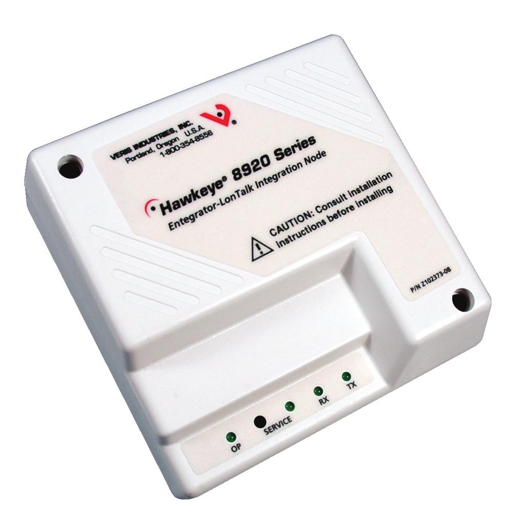 POWER MONITORING INSTALLATION GUIDE H8920-4 H8920-4 LONTalk Integration Node For Use With H704 and H663 Branch Current Monitors (BCM) Installer s Specifications LonWorks Network Network Variable Type
