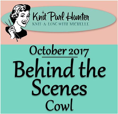 Behind The Scenes Cowl Molly will lead this Mystery KAL that begins on Thursday, October 5th from 1-2 pm. We'll meet to go over the new clue that will be released every Thursday around 9 am.