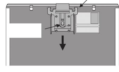 Hold the cassette horizontally, and locate the cassette slider in the extraction tool s central opening. 3. Push the slider toward the edge of the cassette until screen edge is visible. 4.