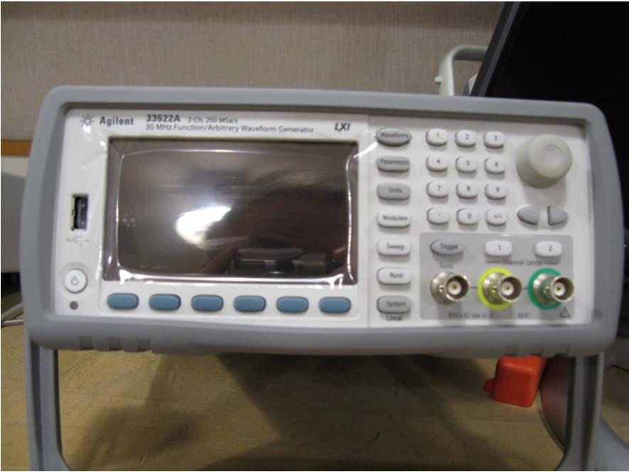 Agilent 33522A Function/Arbitrary Waveform Generator and Tektronix TDS 3012B Oscilloscope Agilent 33522A Function Arbitrary Waveform Generator The signal source for this lab is the Agilent 33522A