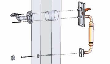 Note: The backset is the distance from the edge of the door to the center of the holes that are already drilled in your door. Backsets are either 2-3/8 or 2-3/4.