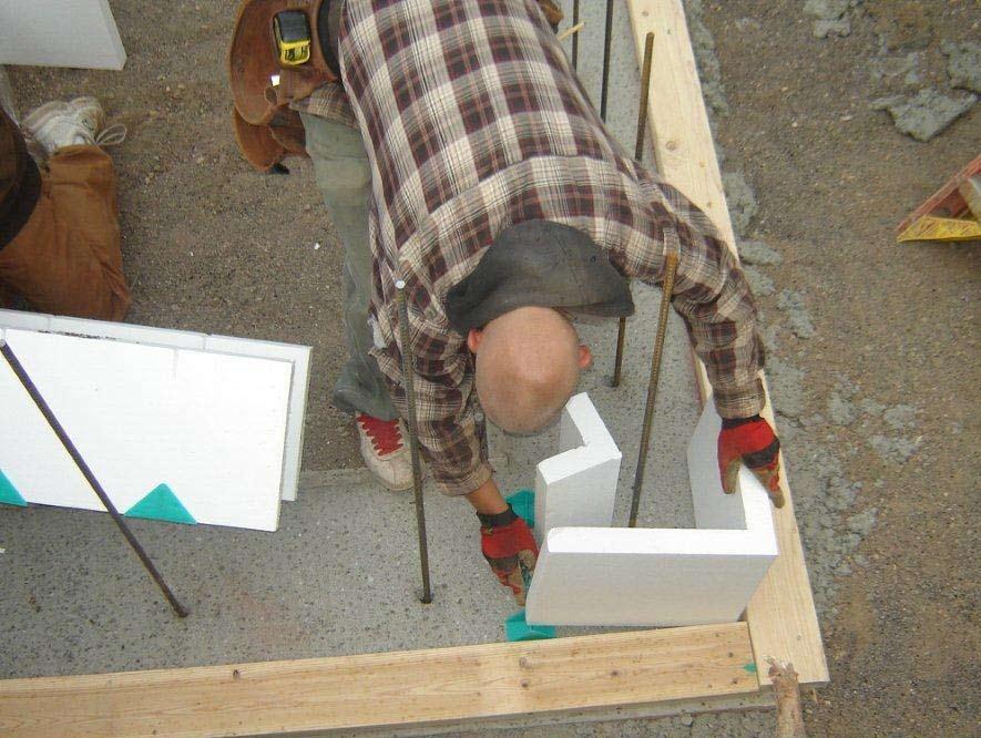 Study the Diamond Snap-Form ICF Construction Manual. Become familiar with the site. Site work must be level.
