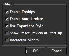 19 Preferences Offers various options to customize your usage and interface preferences. You ll need to restart Simplify 4 for your changes to take effect.
