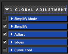 Settings & Parameters Global Adjustments This tab