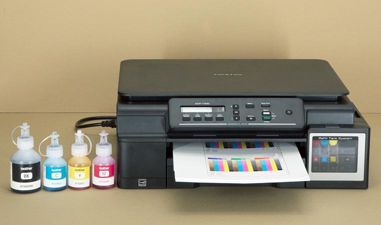 With the HP Smart Tank/Ink Tank 410 printer, for example, one set of standard 70ml color ink bottles together with a 135ml XL black ink bottle (or two 70ml black ink