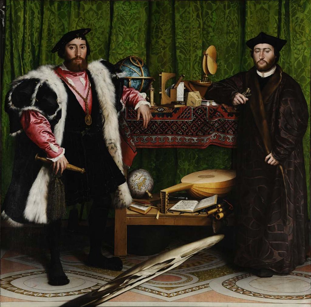 Hans Holbein The Ambassadors Google Art Project: http://www.
