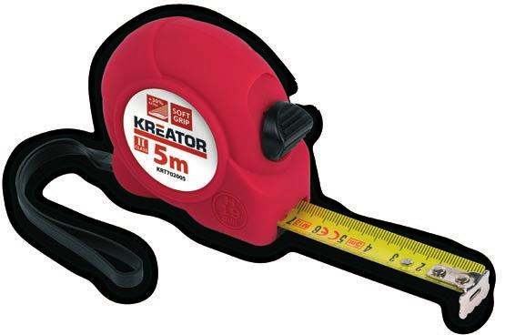 4 Measuring tapes MEASURING TAPES Kreator presents a variety of measuring tapes in durable fiberglass or