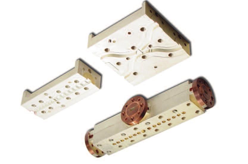 Waveguide - mm-wave Filters & Couplers for V&W Bands u Features: High Q from 0.