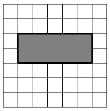 1. Each small square on the grid is 1 square unit.