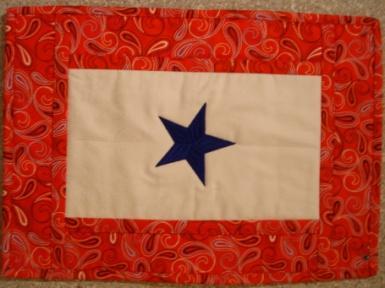 Old Glory Lil Glory Blue Star Service Banner A portion of the proceeds of this sale goes to Heroes Under God, a non-profit