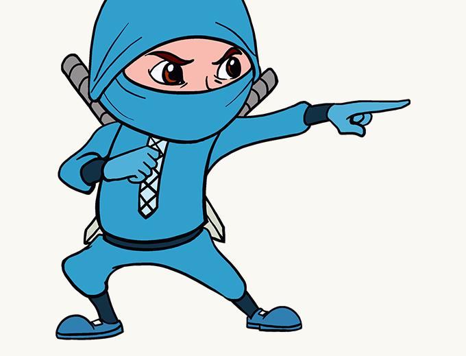 How to Draw a Cartoon Ninja Easy Fast Ninjas were spies and warriors during the feudal era of fjapan, possibly dating back as far as the 12th century.