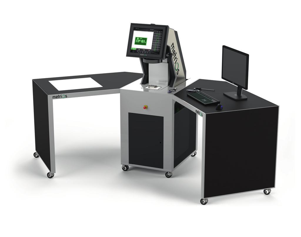 WORKSTATION Industrial multi-touch screen provides maximum comfort when standing. Practical work surface for placing drawings, pieces and extra tools.