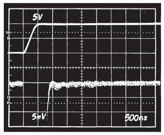 current-to-voltage converters. The use of a guarding technique such as that shown in Figure 7, in printed circuit board layout and construction is critical to minimize leakage currents.