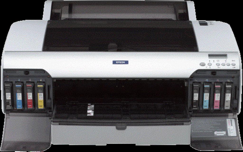 Advanced 17-inch Wide Print Engine Epson Intelligent High-Capacity Ink System Eight 110ml or 220ml ink cartridges with automatic tracking of key data points such as ink levels, ink type and usage