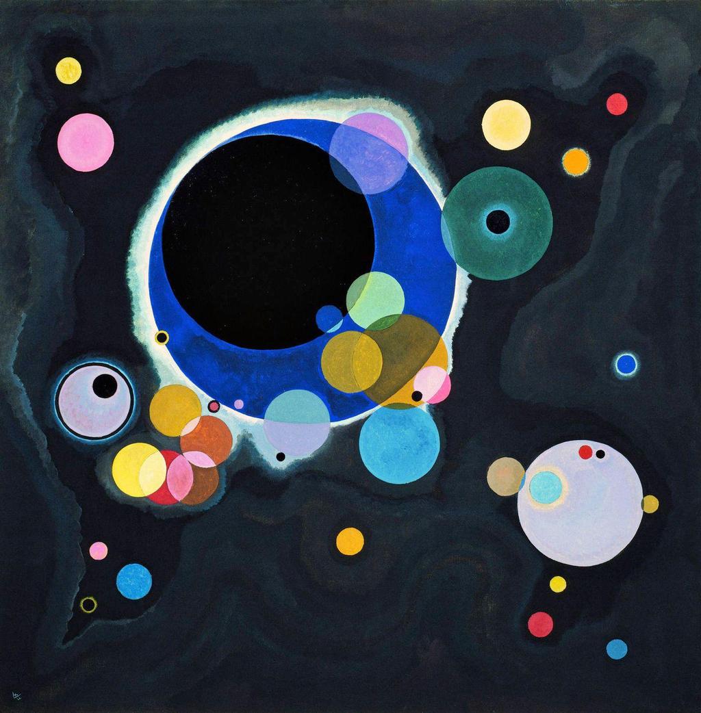 The Bauhaus Vassily Kandinsky used geometric shapes in his painting