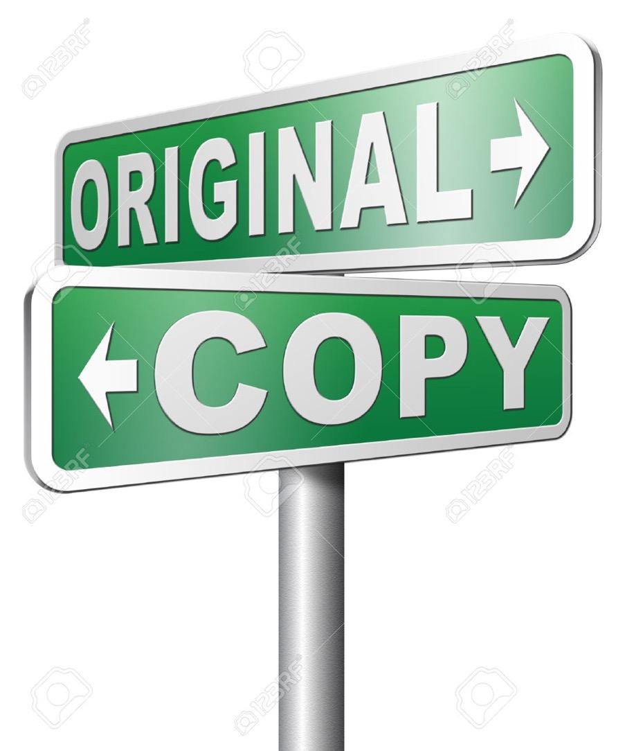 This intersection of original and copy (in which the copy is in itself an original variation) is uniquely related to and enabled by connectivity - it occurs through a community of connected people