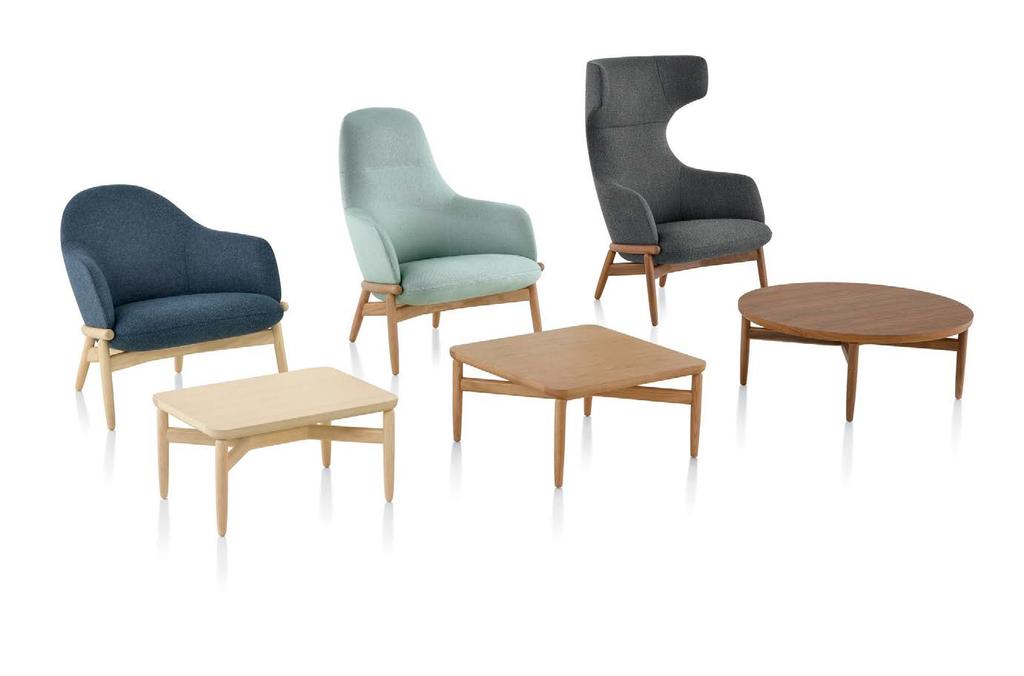 Refined comfort for working lounge areas Reframe Lounge Furniture Part of the Herman Miller Collection Casual spaces that support collaboration are among the most popular spots to work in most