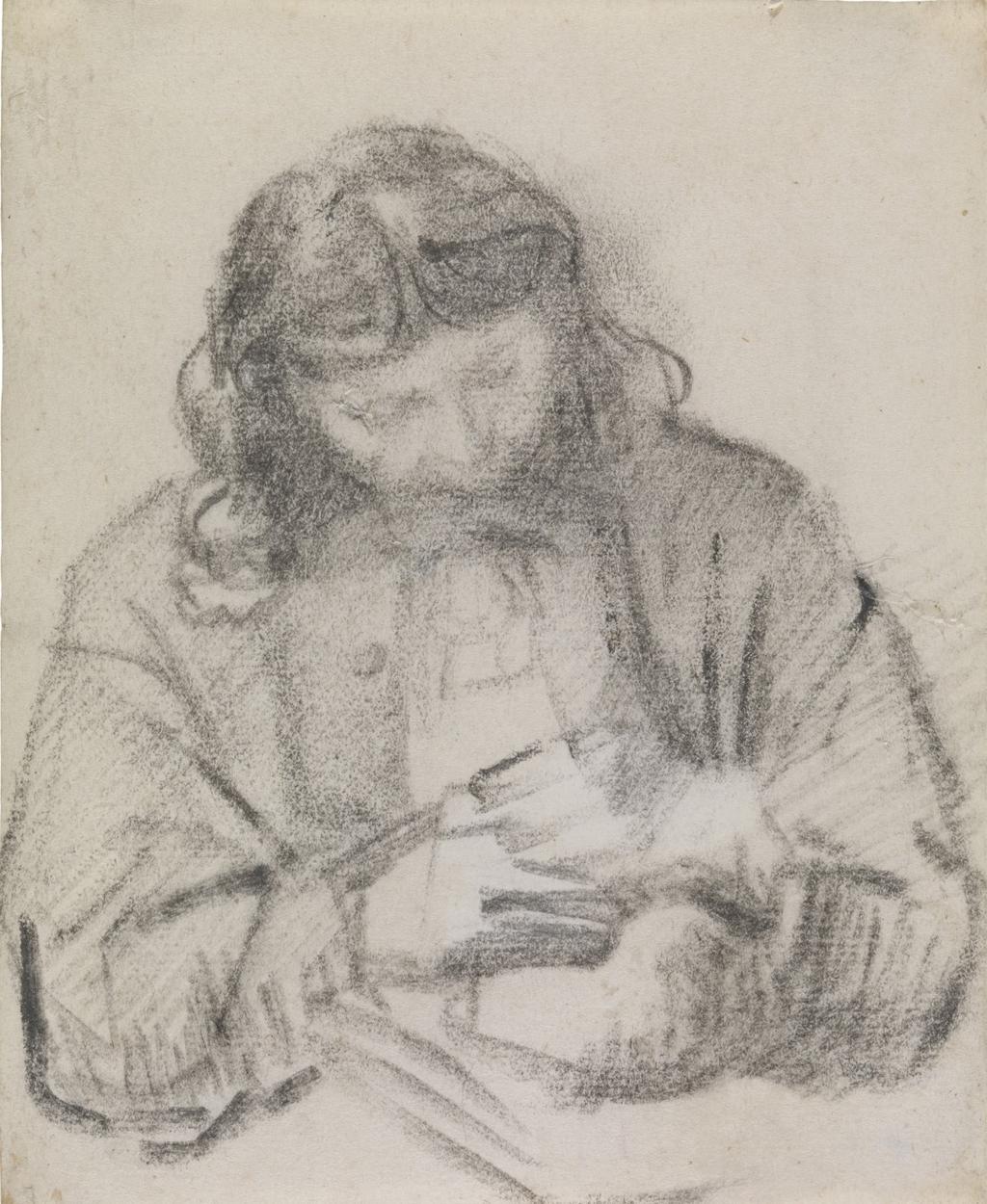 ca. 1647 Rembrandt van Rijn (Leiden 1606 1669 Amsterdam) black
