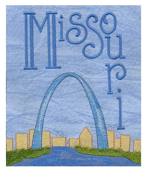 on-screen. 80083-37 Mississippi Appliqué 4.00 X 6.